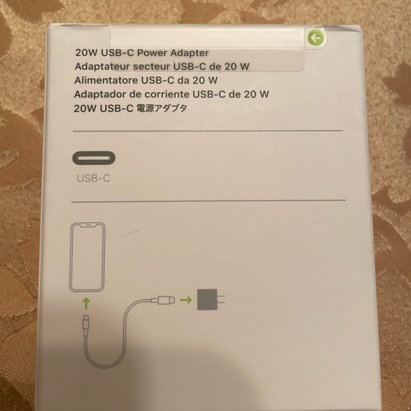 Genuine Apple USB-C 20 watt power pod adapter NEW SEALED BOX - Picture 2 of 3